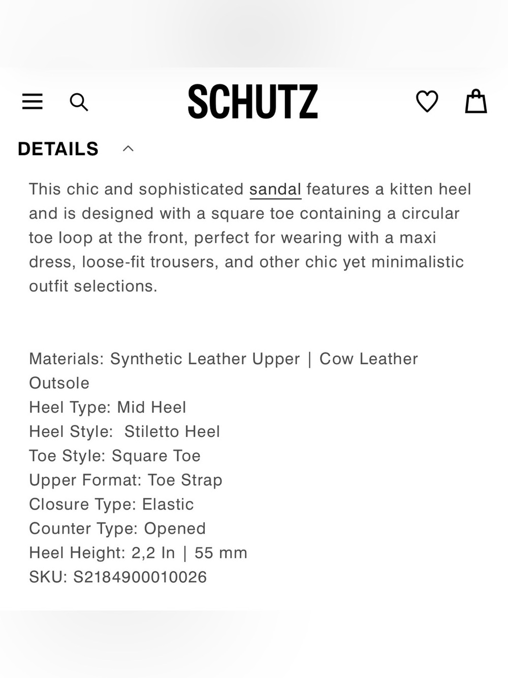 SCHUTZ Heloise Kitten Heels - Picture 5 of 5